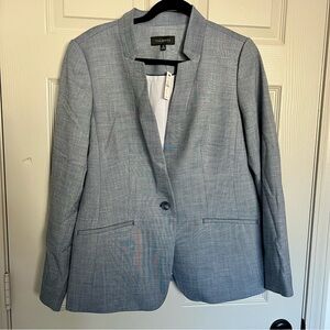 Talbots Gray Textured Blazer